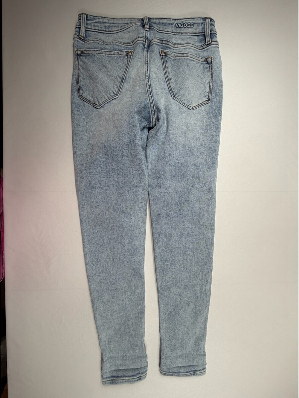 Vigoss Light Wash Skinny Jeans Size 27 - Picture 2 of 10